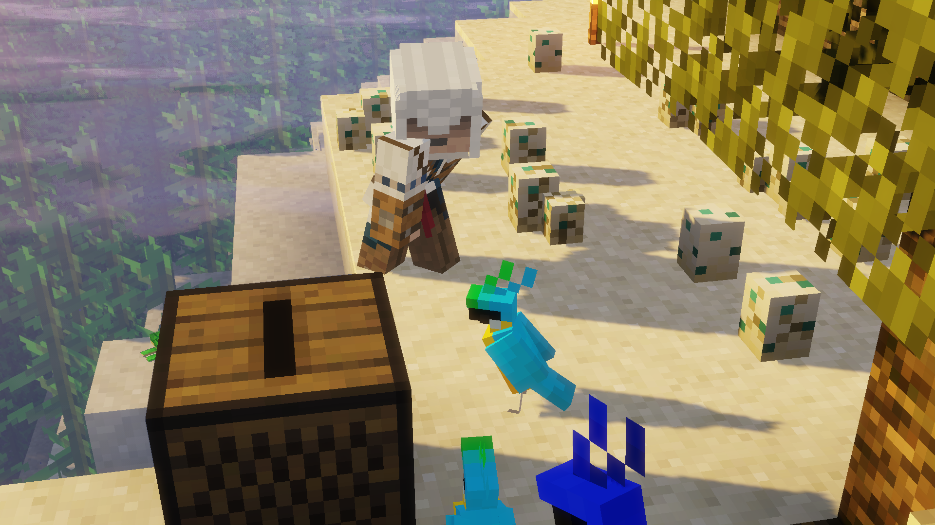 minecraft parrot teddy