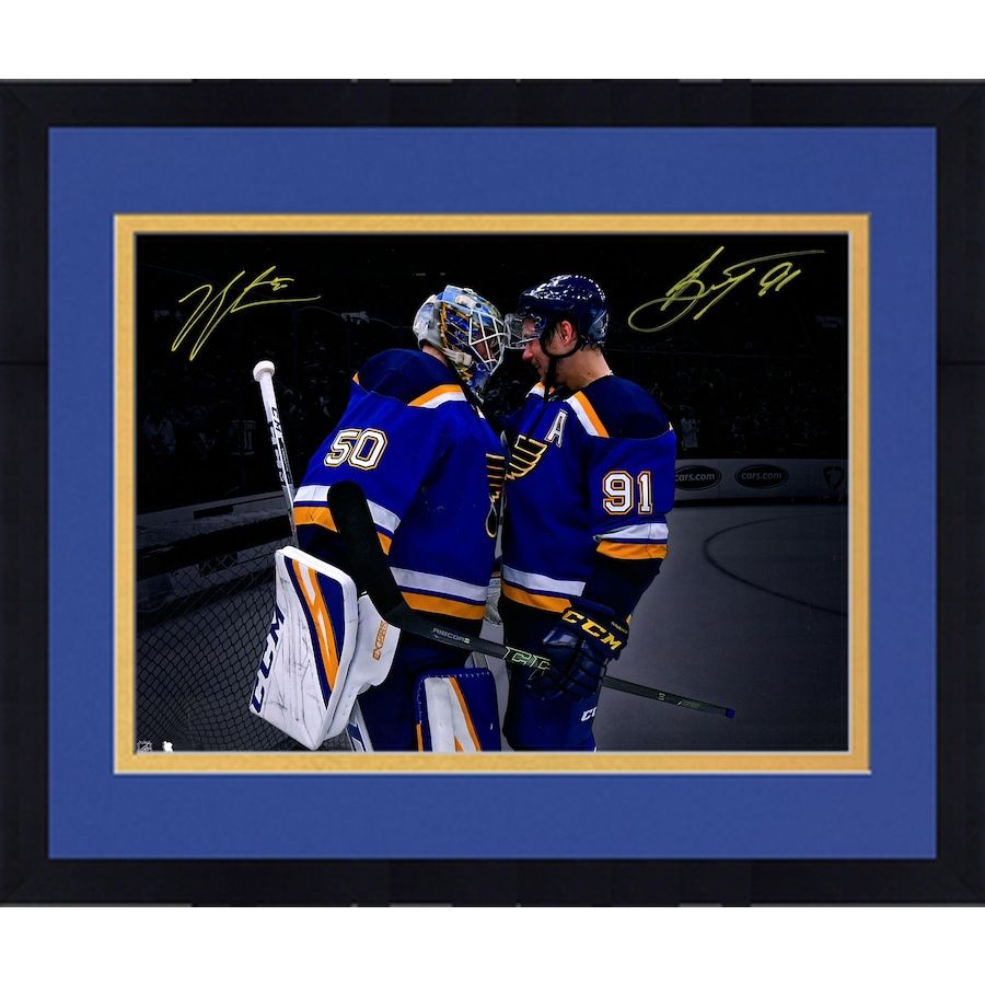 Framed Vladimir Tarasenko & Jordan .sportsmemorabilia.com · In stock