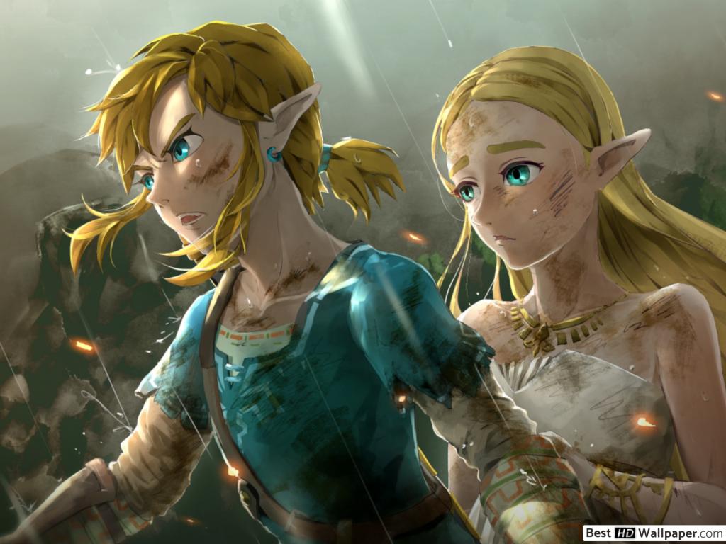 Legend Of Zelda Link & Zelda .wallpapertip.com