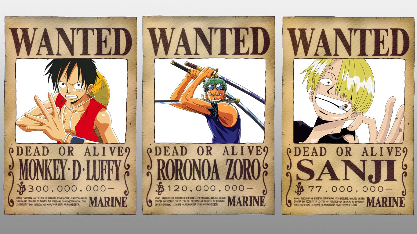 Wanted Poster One Piece Wallpaper .cutewallpaper.org