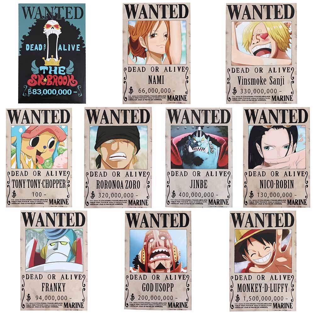 10pcs One Piece Poster Luffy Anime .shopee.ph · In stock
