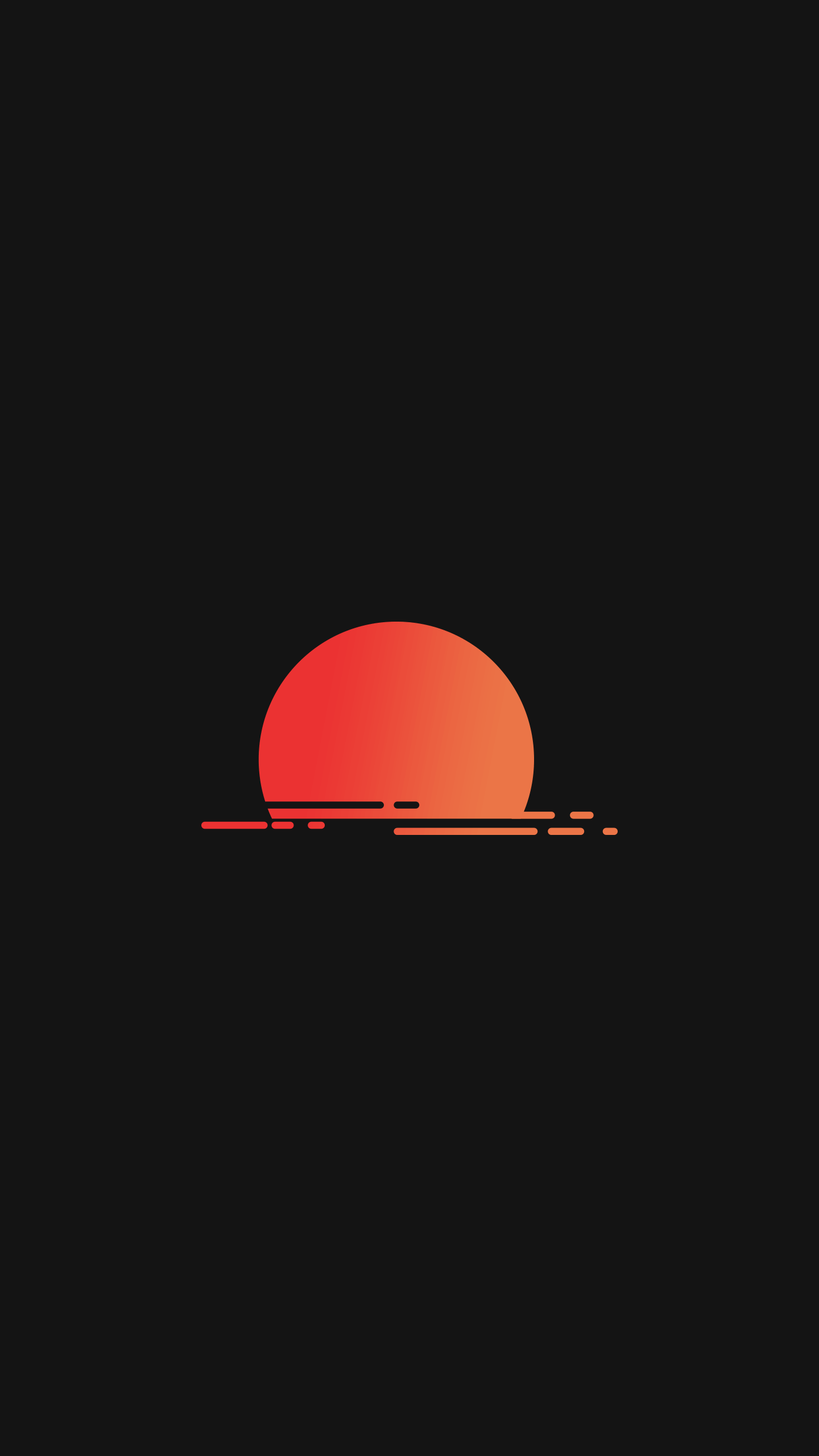 Black Background Minimalism Sunset .wallha.com