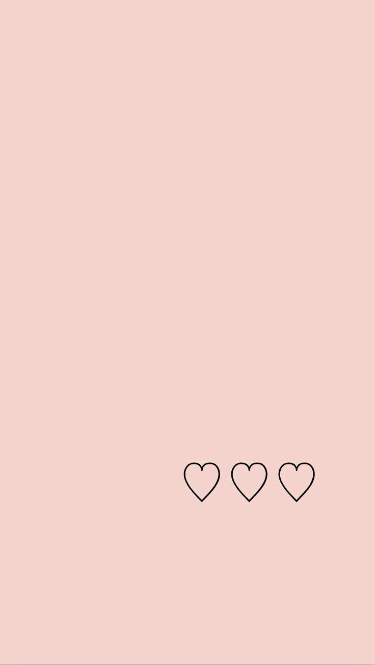 Pink Aesthetic Hearts Wallpaper Download  MobCup