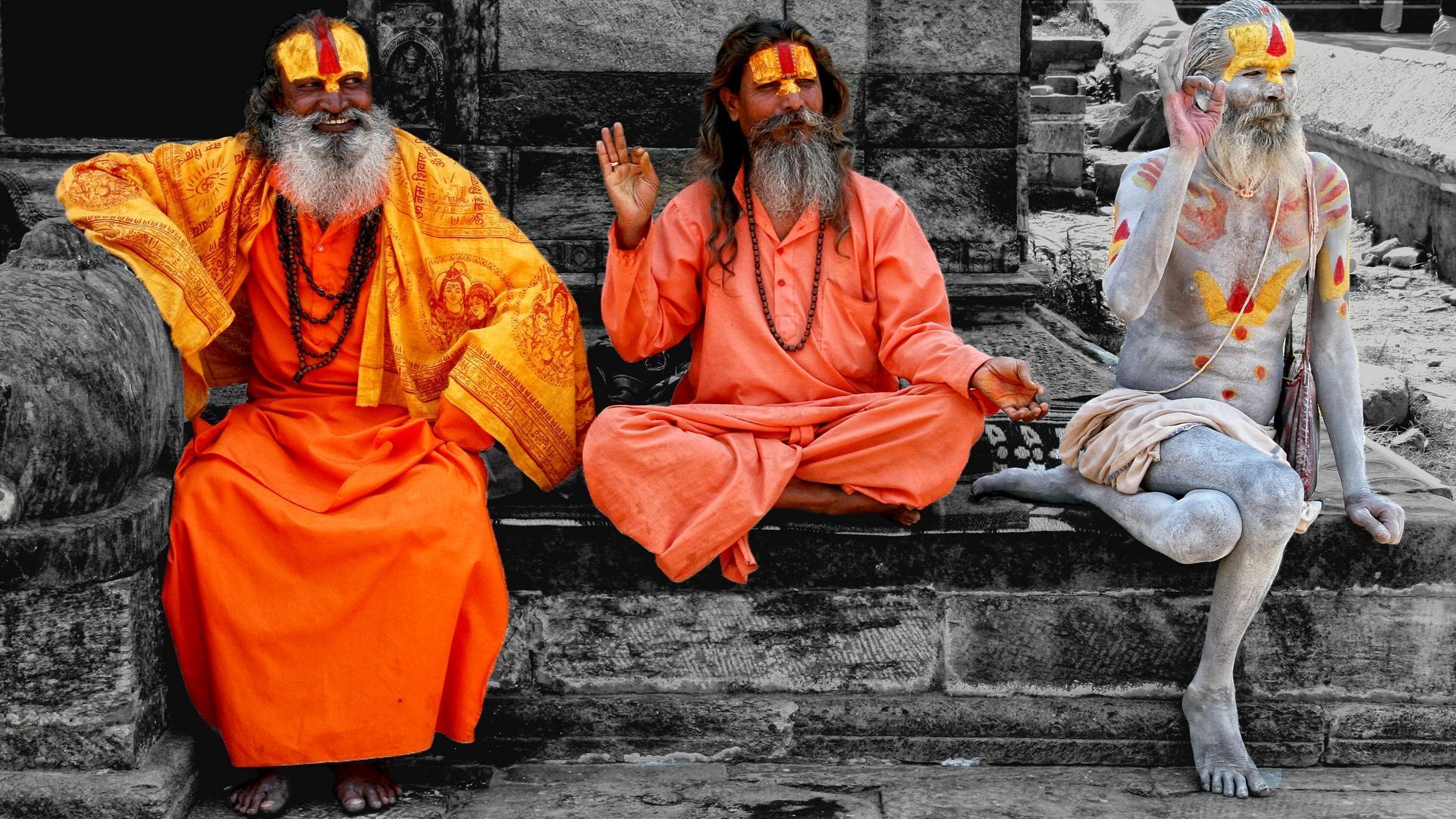 Indian Sadhu in Kumbh Mela : r/pics