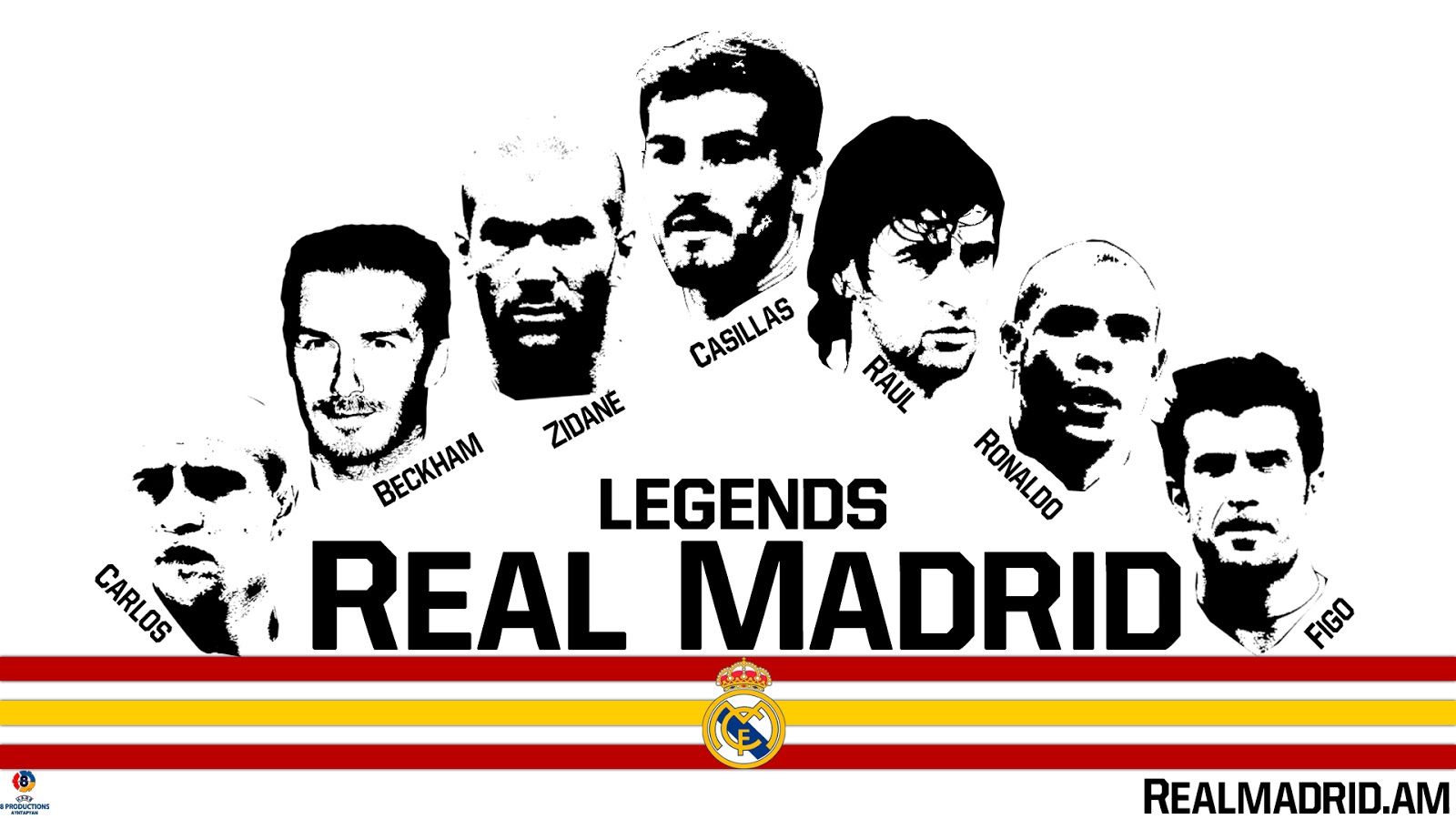 Real Madrid Legends wallpaper8productions.blogspot.com