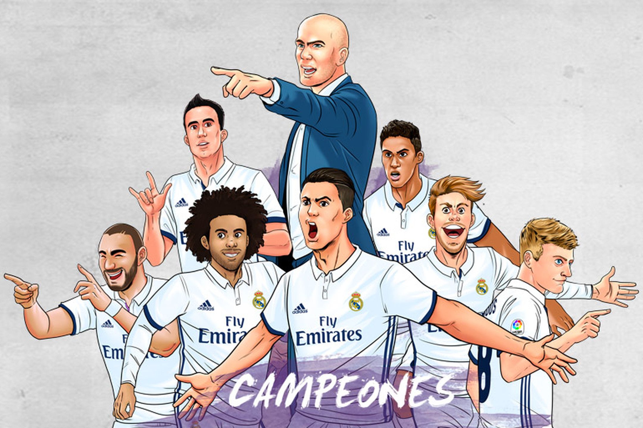 Рисунок Реал Мадрид команда