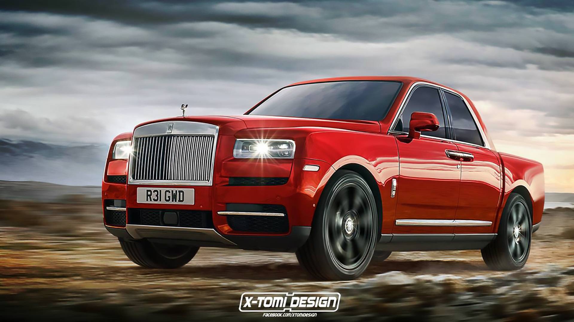 Rolls Royce Cullinan Rendered As Pickup .motor1.com