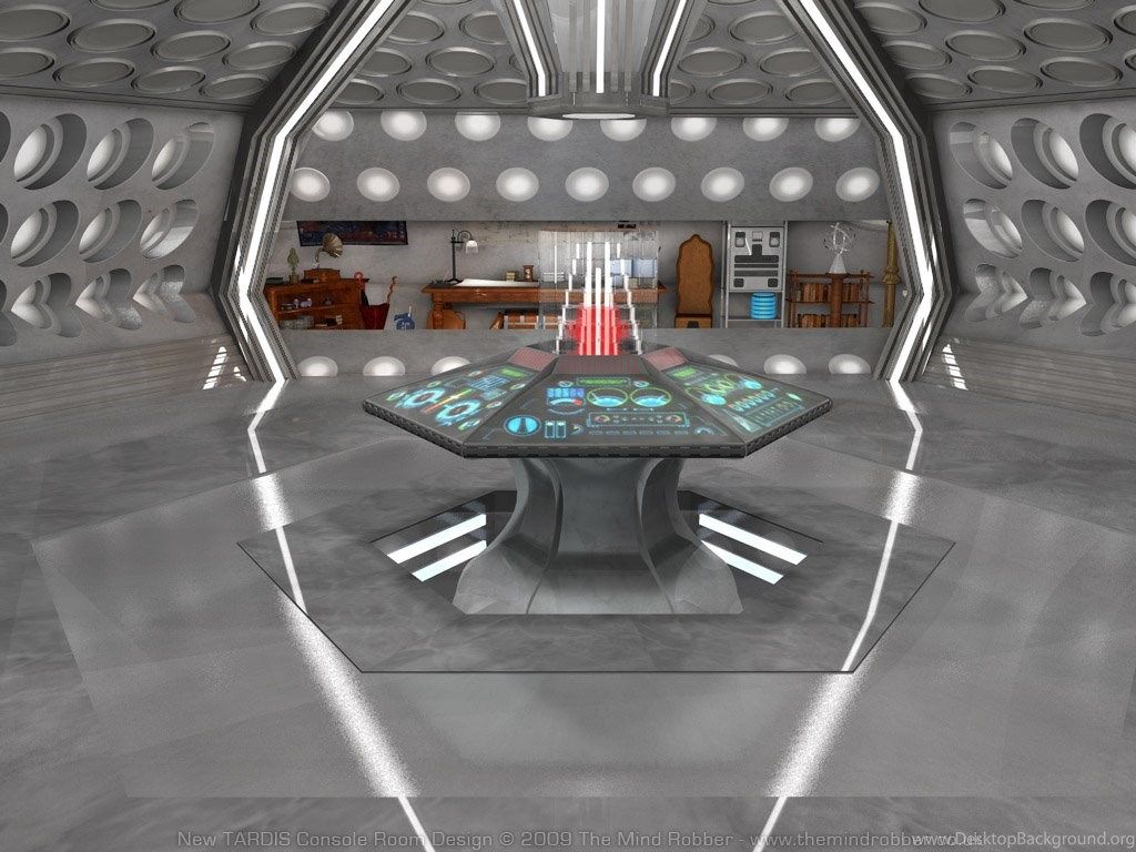 Doctor Who TARDIS Interior Redesign .desktopbackground.org