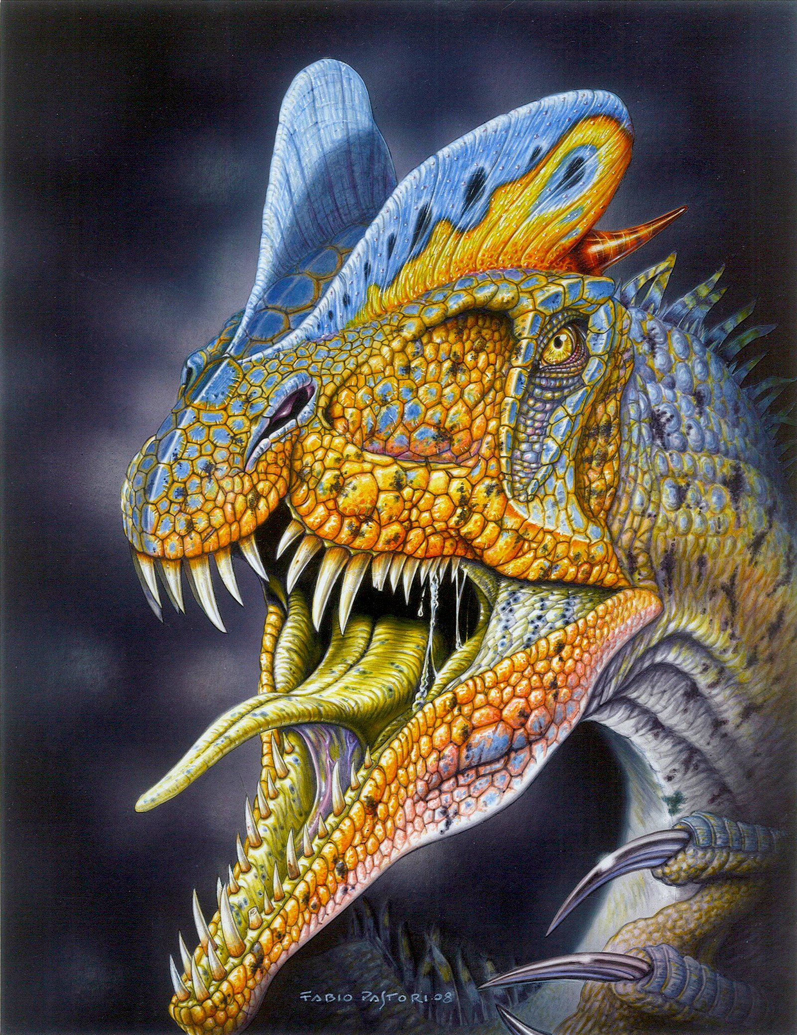 Дилофозавр Палео