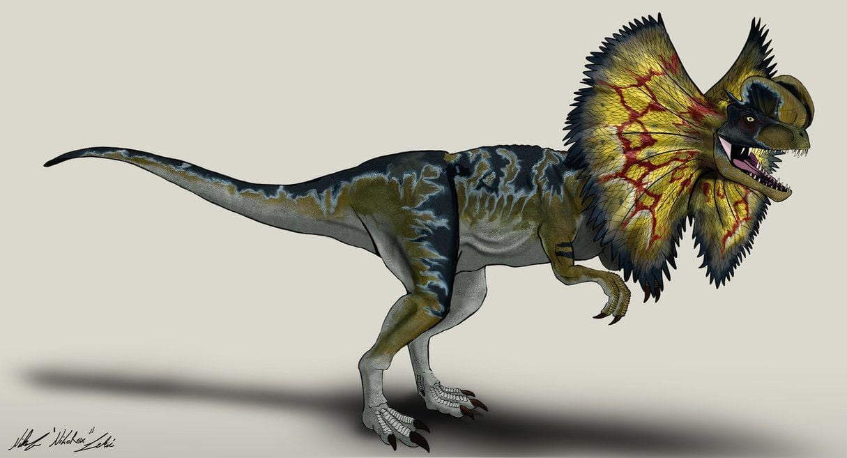 jp dilophosaurus