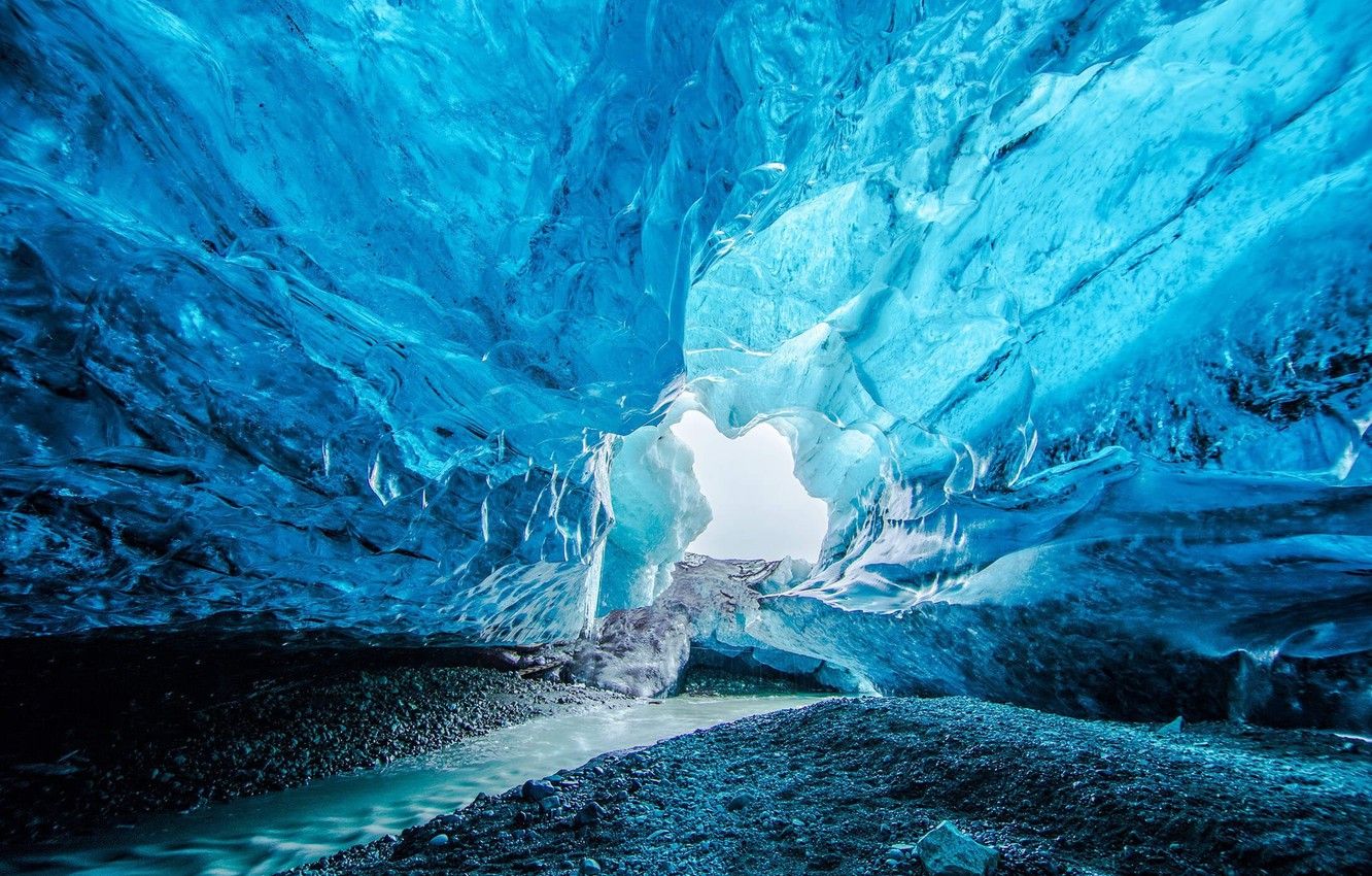 Wallpaper Iceland, cave, Crystal Cave .goodfon.com
