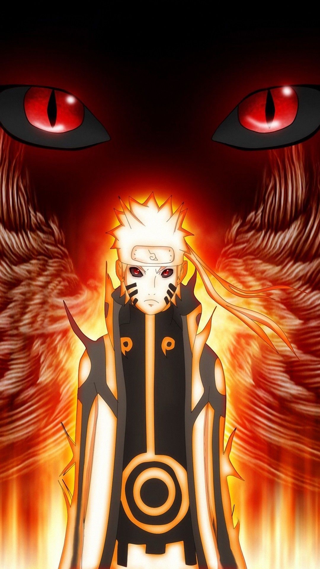 Naruto Nine Tails Mode Wallpaper posted .cutewallpaper.org