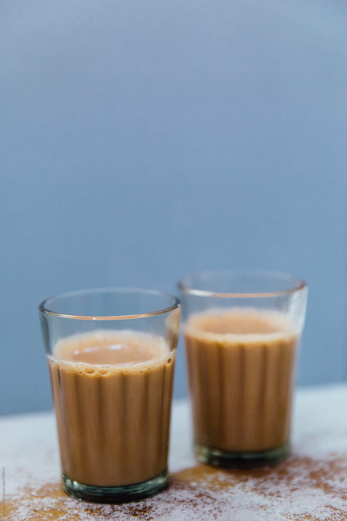 Two cups of Indian masala chai tea .stocksy.com