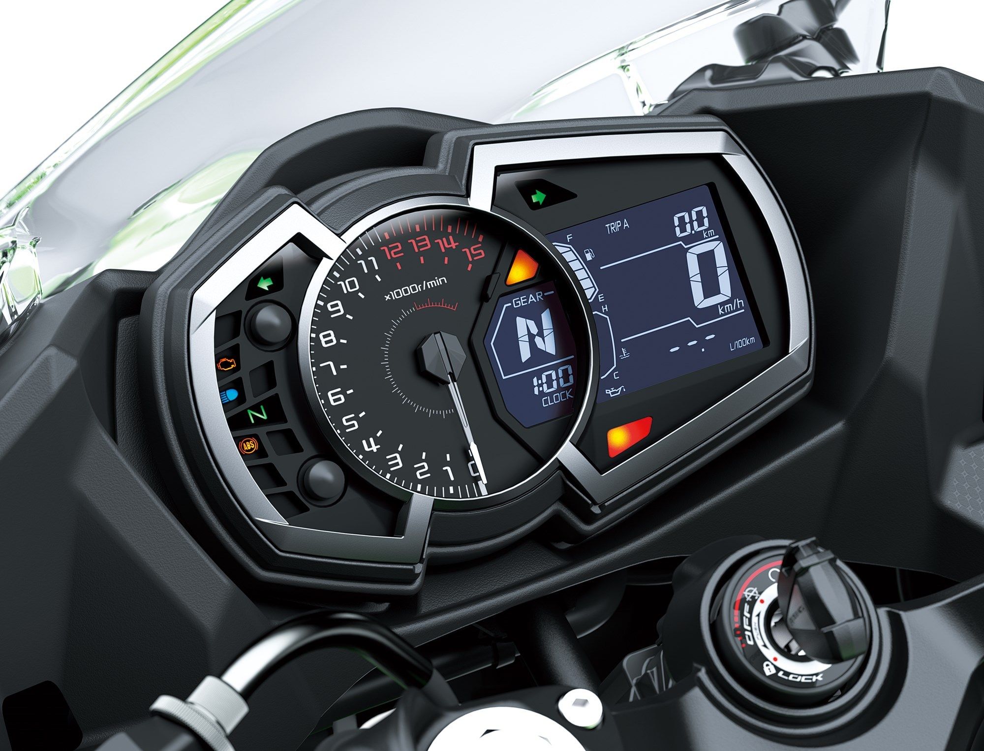 Spectacular Gauge Speedometer Kawasaki 300 View in 4K Spectacular Gauge Speedometer Kawasaki 300 View in 4K