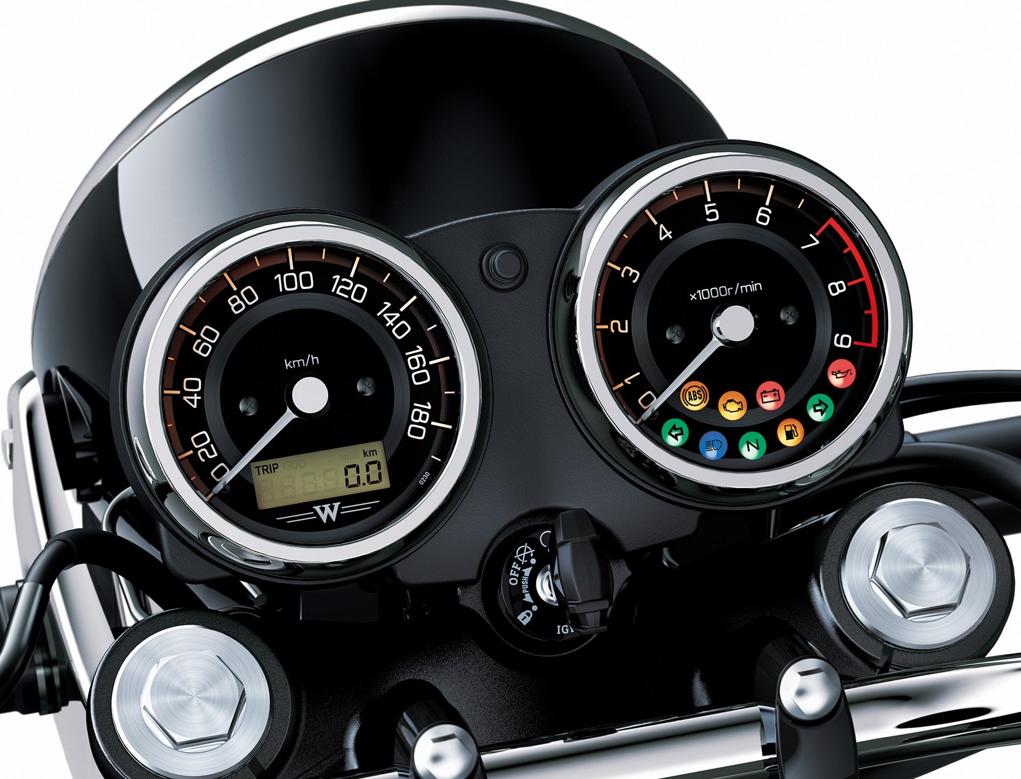 Kawasaki W800 instrument meter