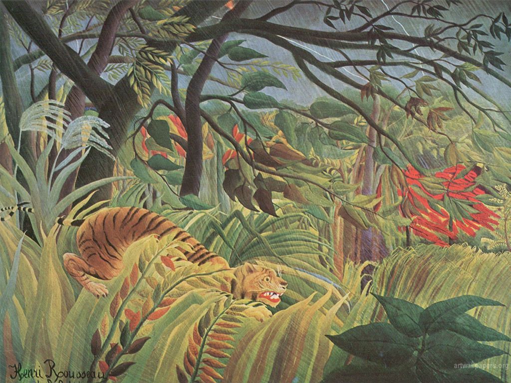 Henri Rousseau Wallpaper, Art .com