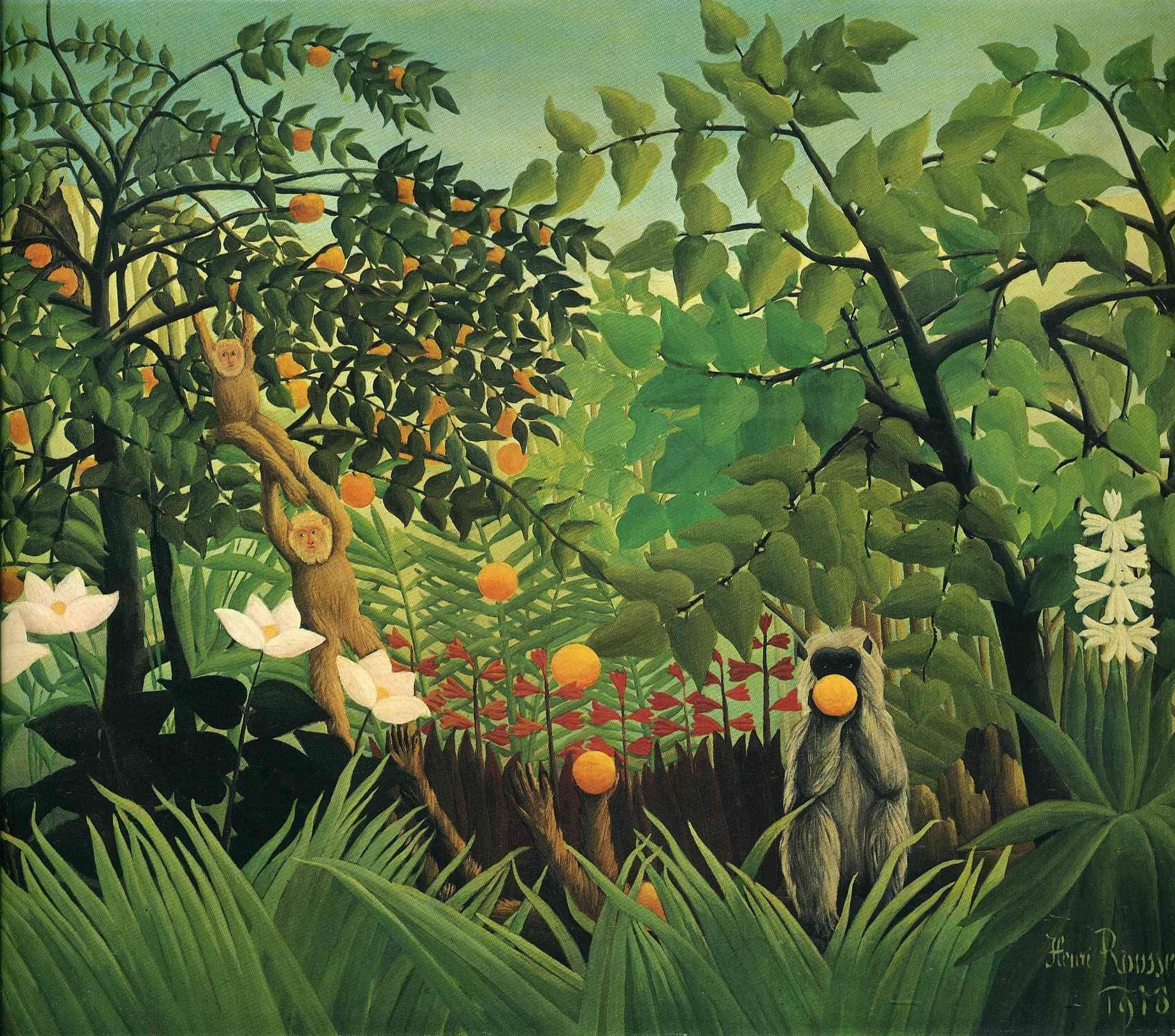 paintings landscapes trees jungle .animalhi.com