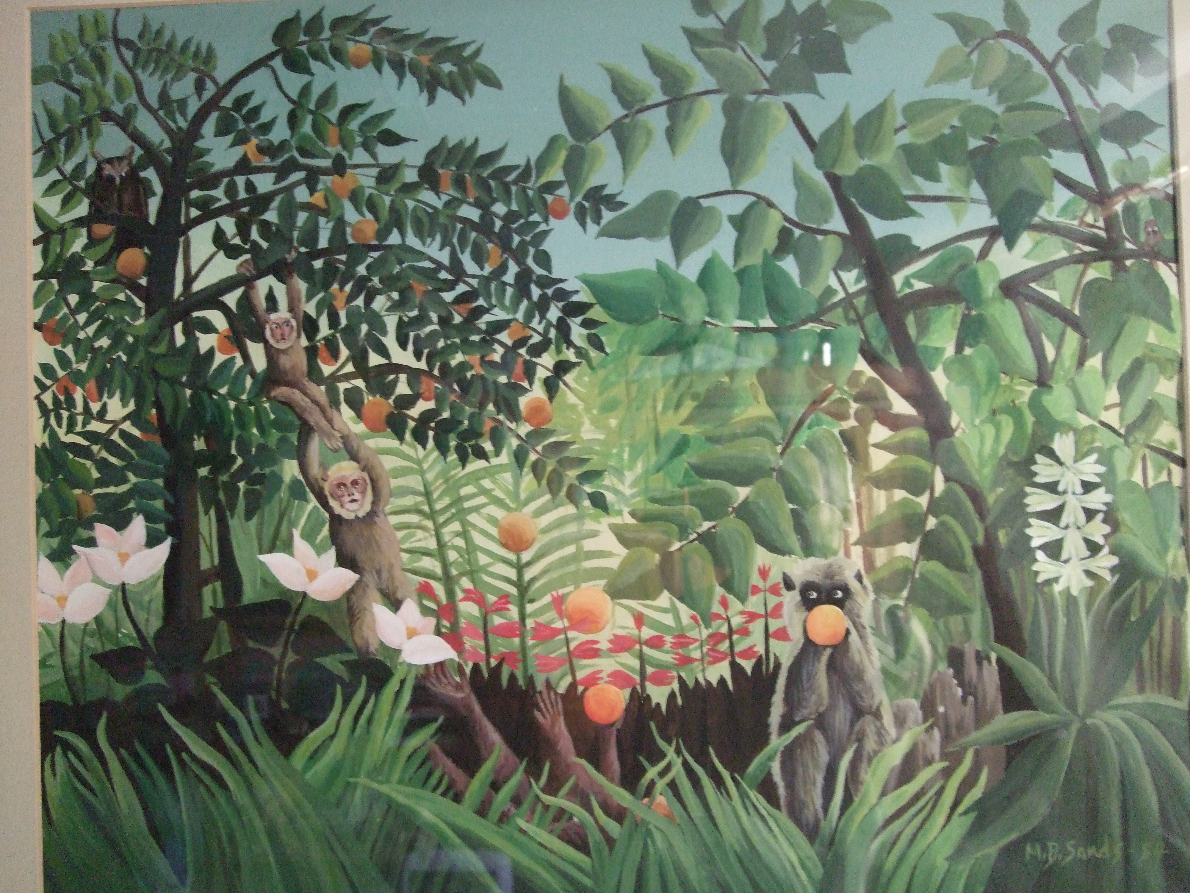 Jungle Painting After Henri Rousseau .es