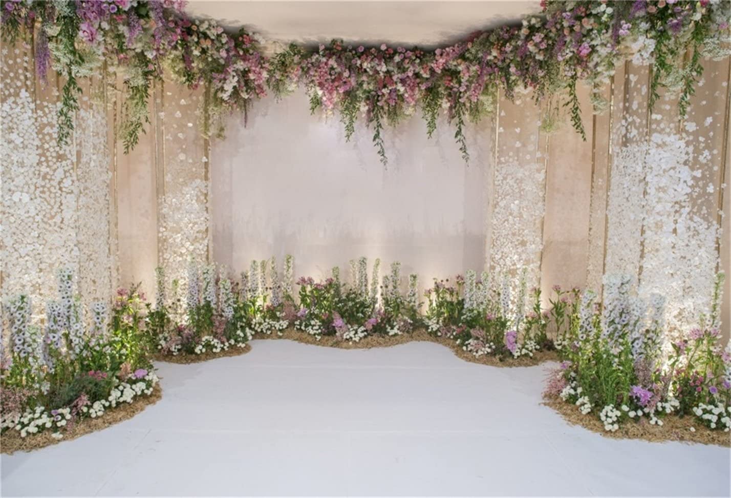 CSFOTO 10x7ft Wedding Backdrop Floral .amazon.com