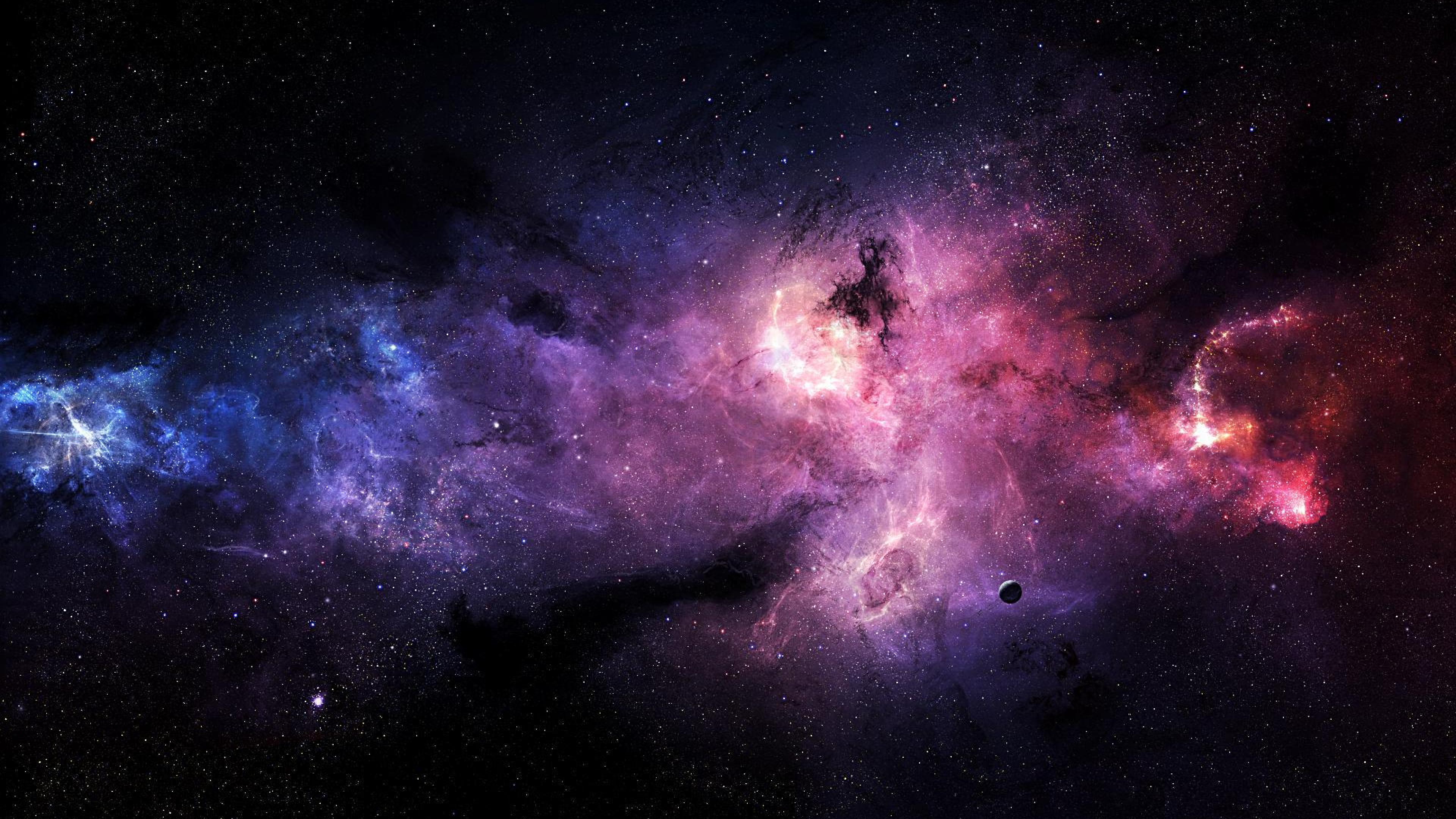 Lost in Space Wallpaper 4K Alone Dream Deep space Nebula 1053