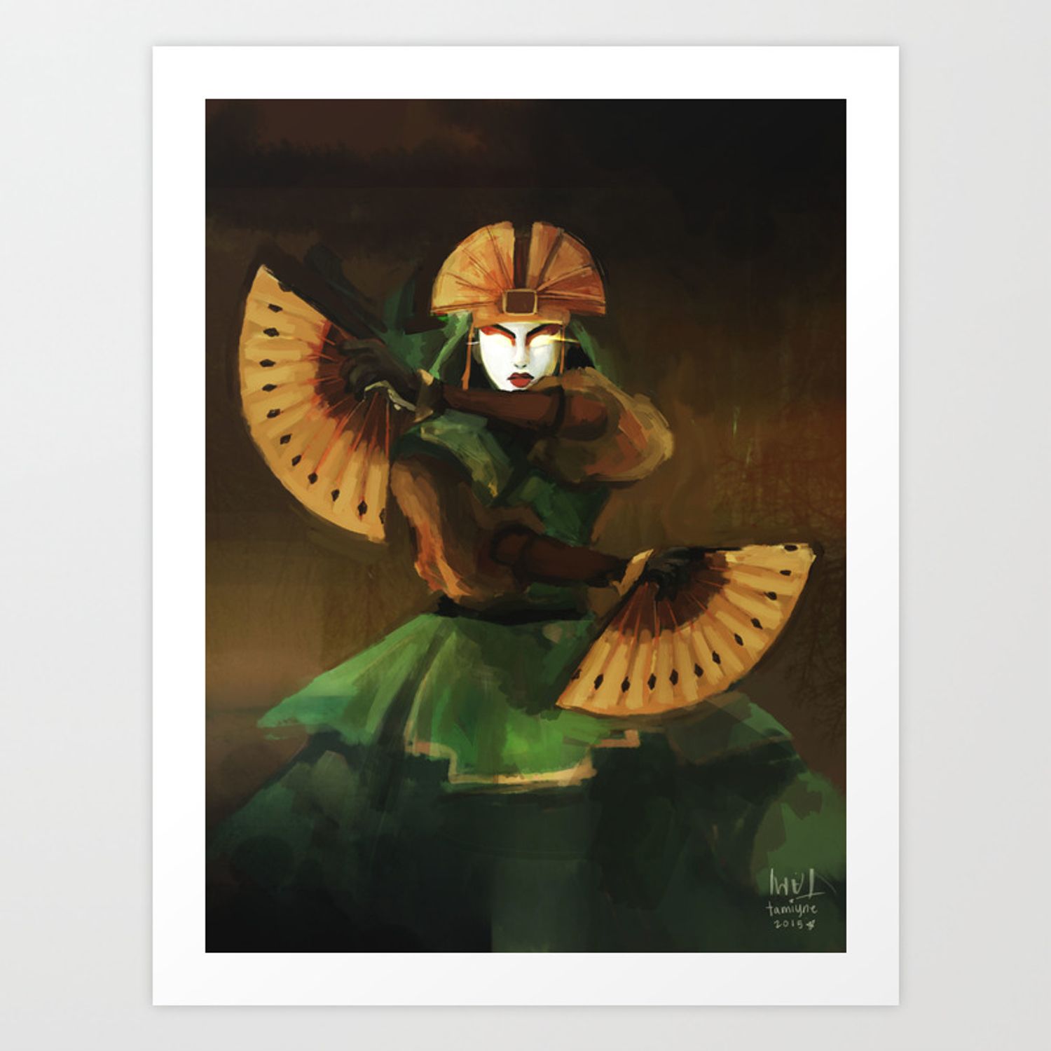 Avatar Kyoshi Art Print by drawnerys .society6.com · In stock