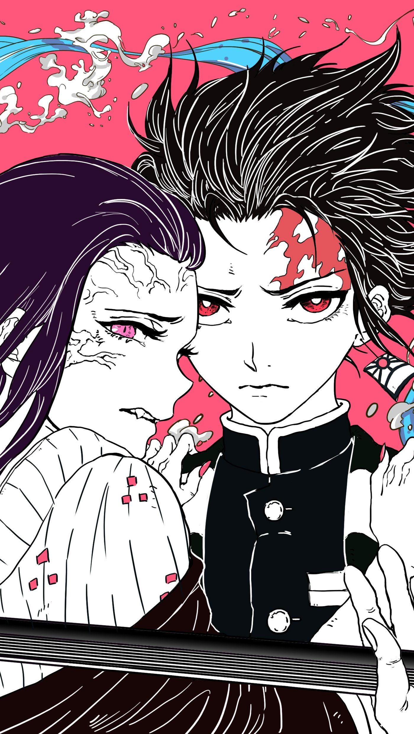 ✓ Kimetsu No Yaiba Anime Girls Fan Art Digital Art Hd Matte