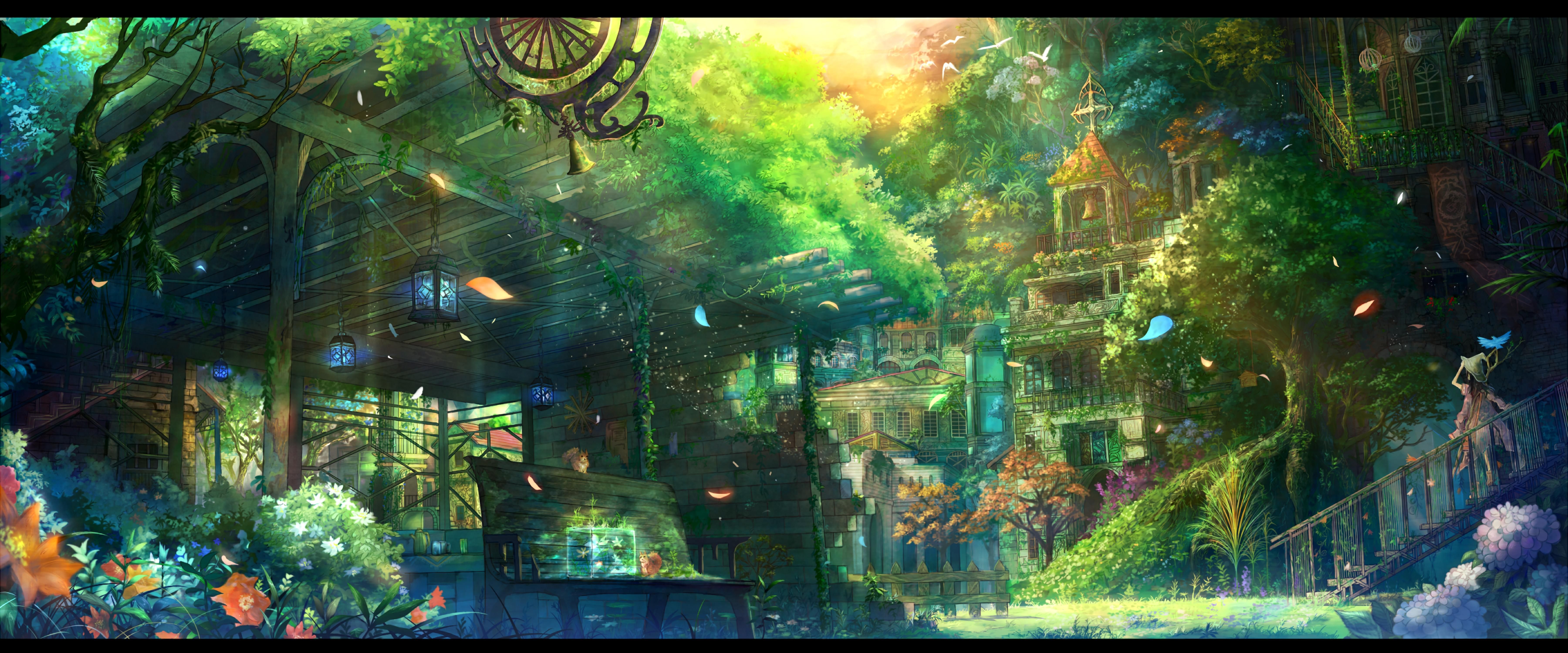 Anime scenery wallpaper, Scenery .com