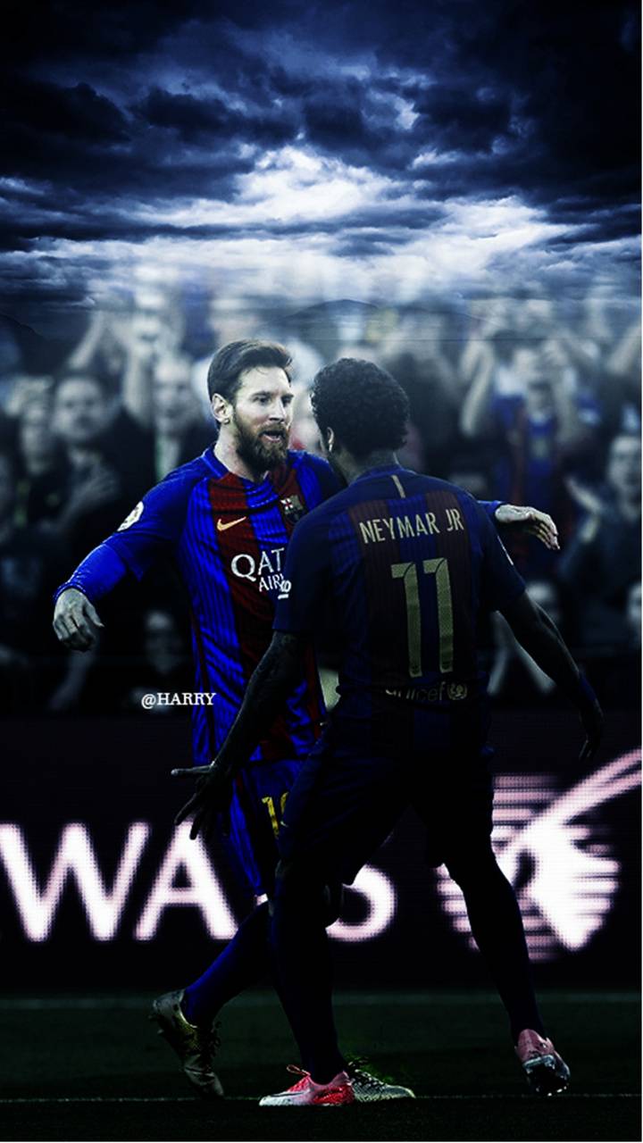 Messi and Neymar wallpaper by .zedge.net
