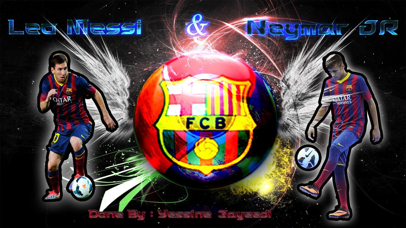 Neymar Jr and Messi Wallpaper on .wallpaperafari.com