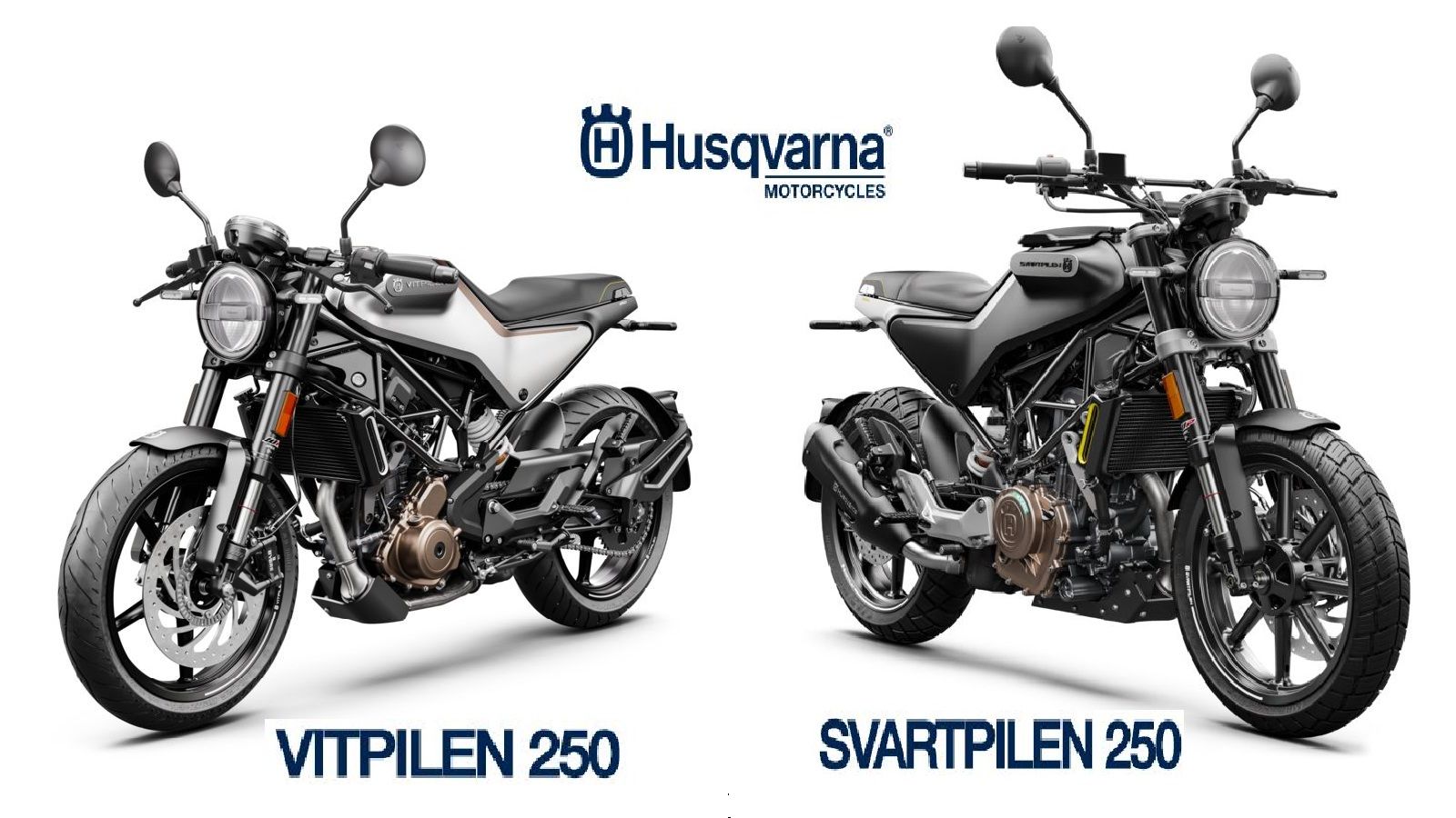 Husqvarna Svartpilen 250 and Vitpilen 250 Details and Differences