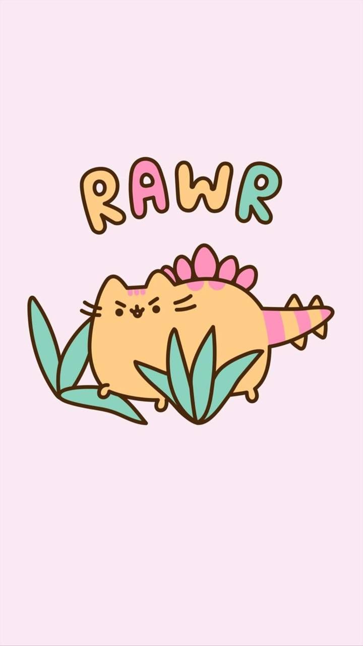 Pusheen Rawr wallpaper by .zedge.net