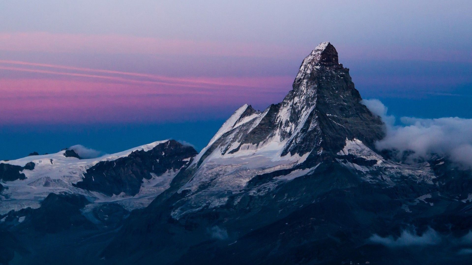 Free Snowy Mountains Photo HD .wallpapertip.com