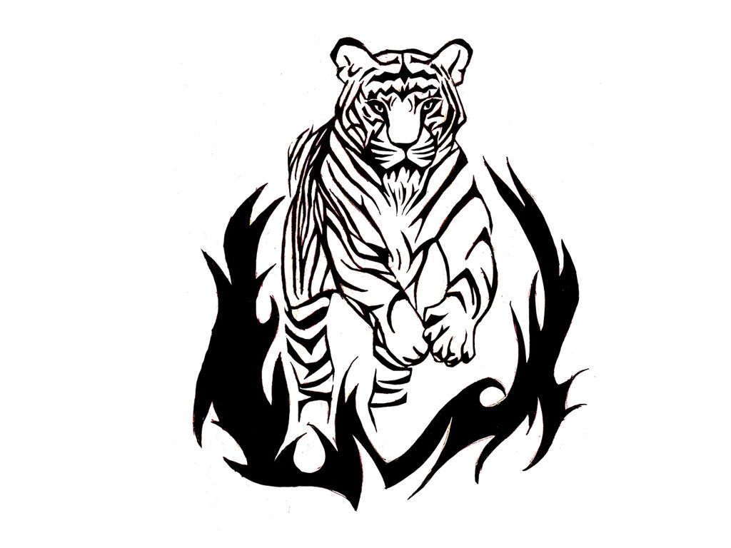 Free Fire Tiger Tattoo, Download Free .clipart Library.com