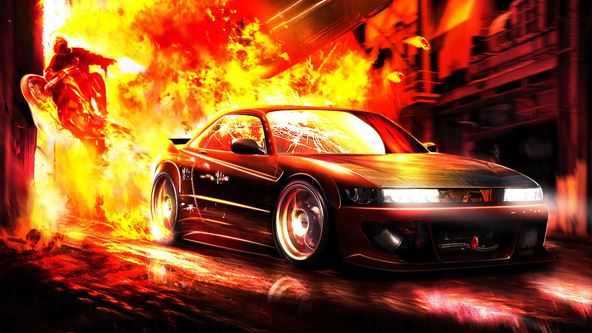 Free download Cars explosion wallpaper .wallpaperafari.com