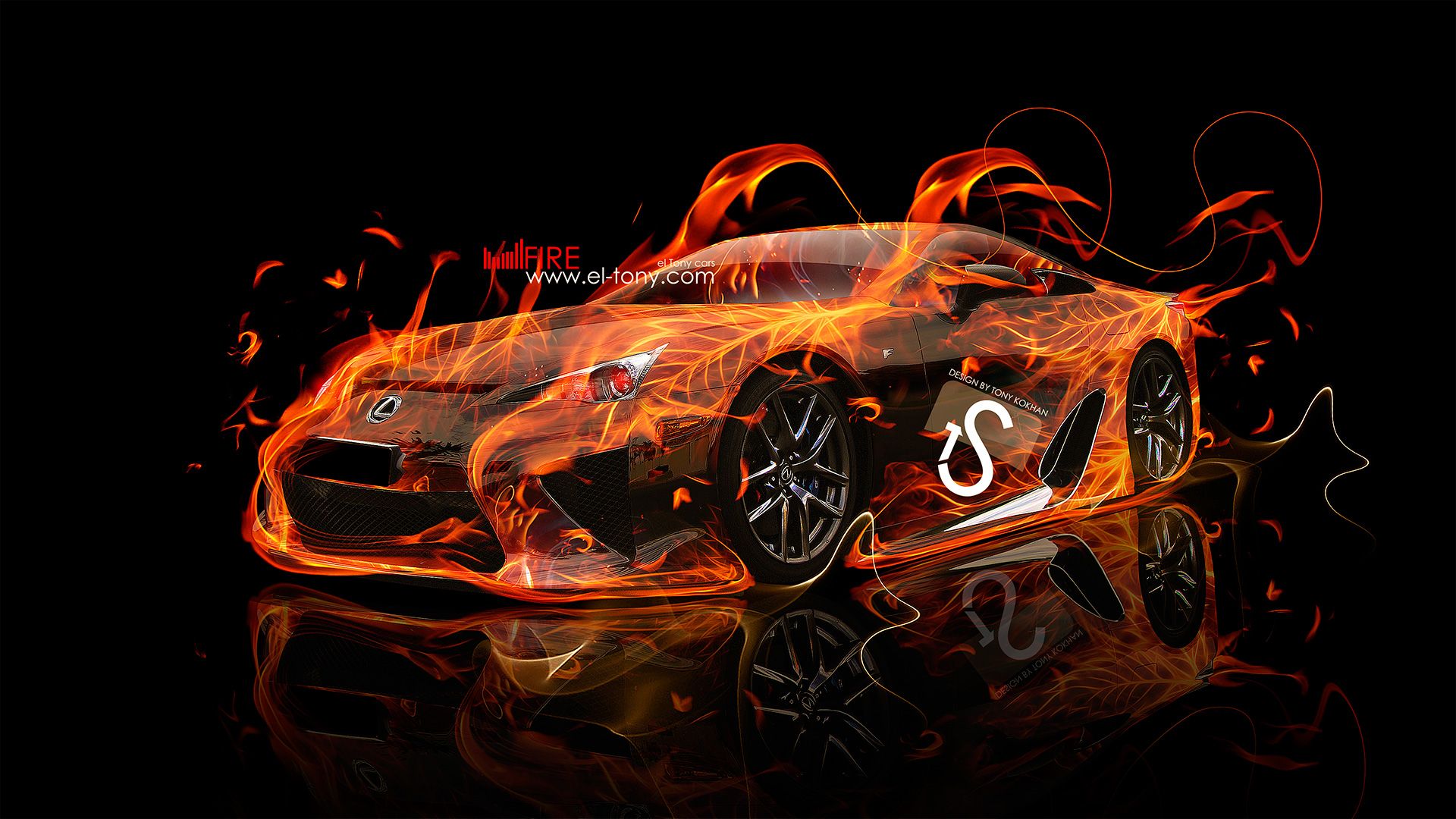 Free download Lexus LFA Fire Car 2013 .wallpaperafari.com