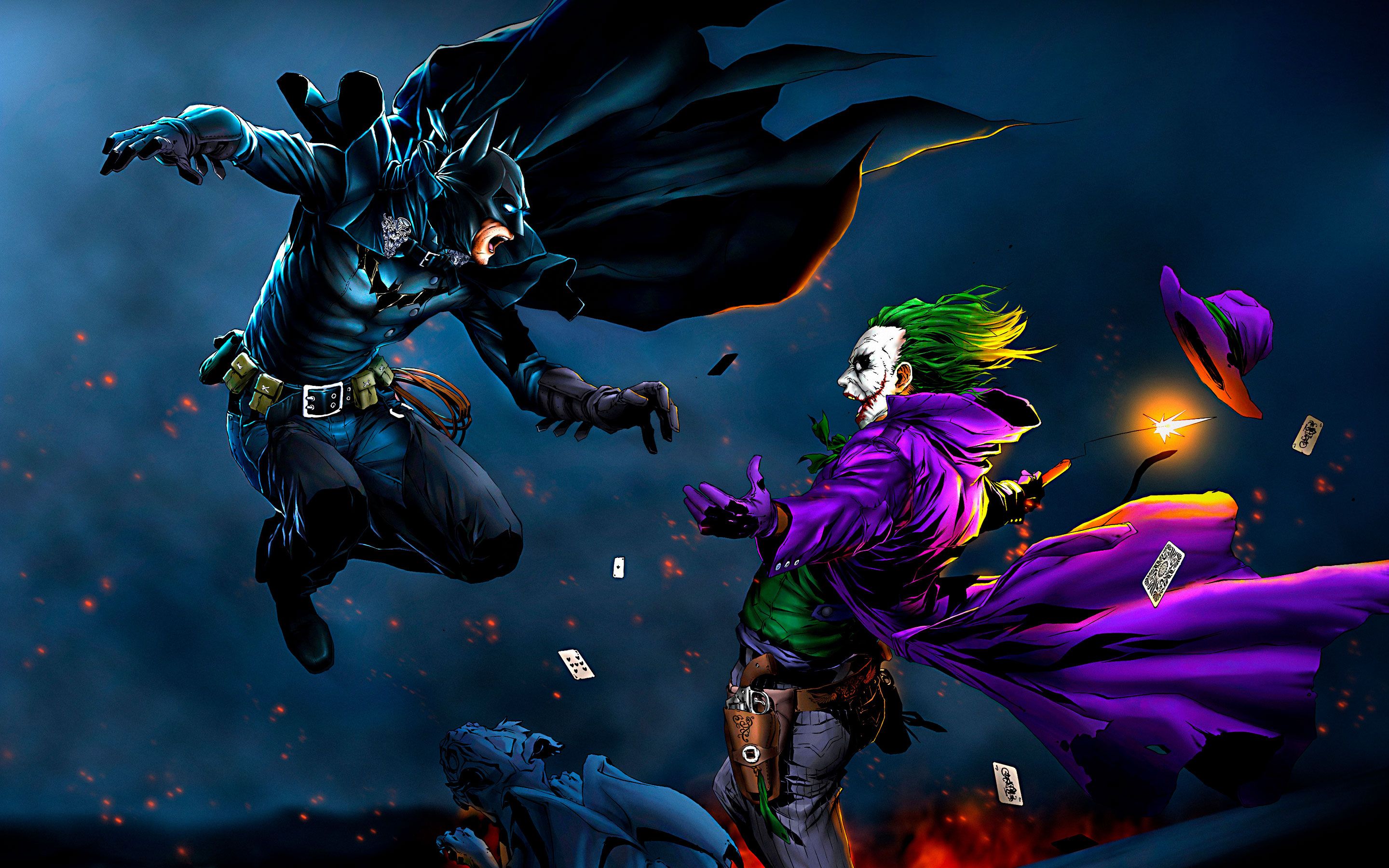 Batman Joker Art 4k