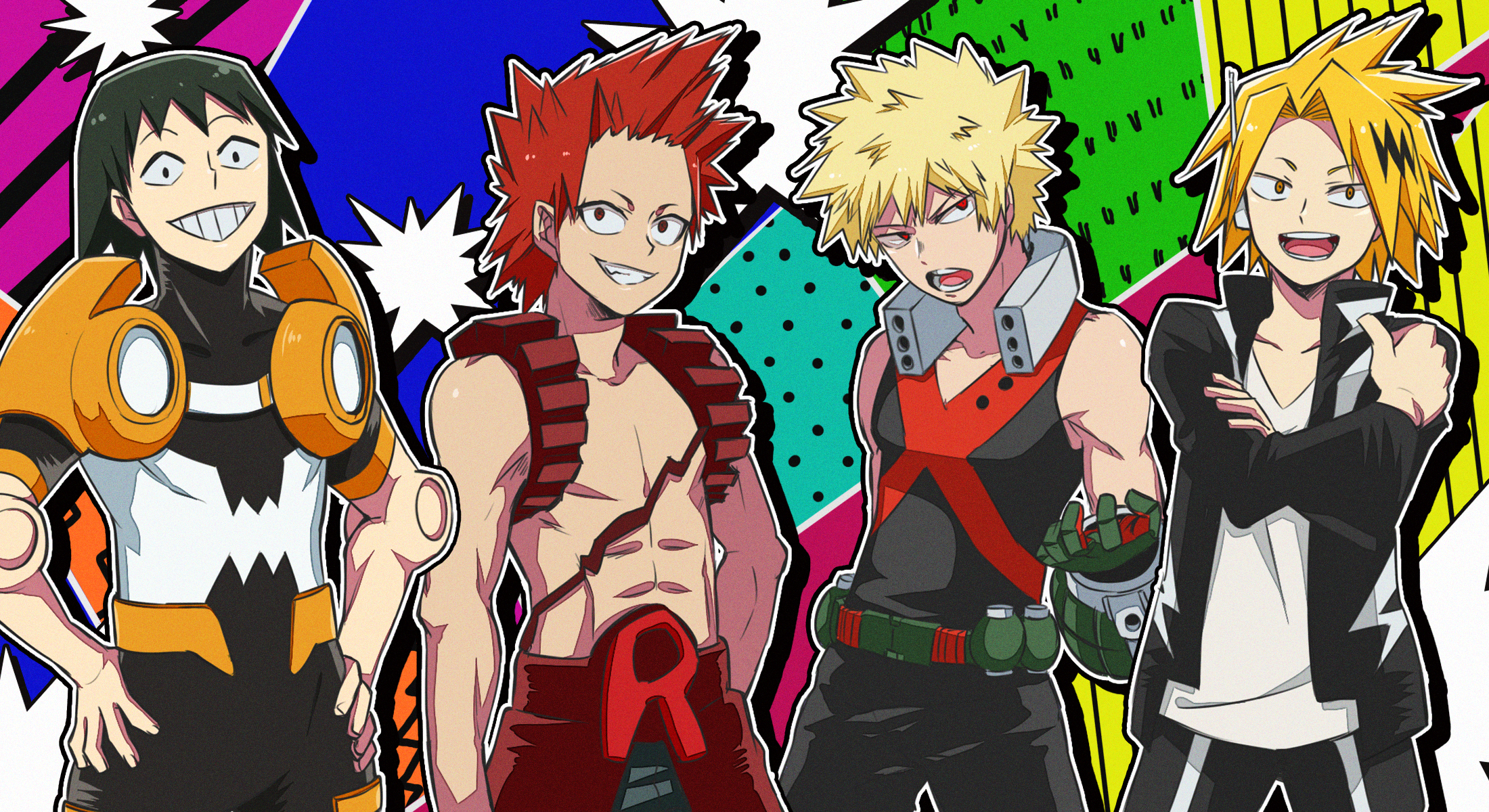 Denki and Bakugo Bnha Wallpaper Page .line.17qq.com