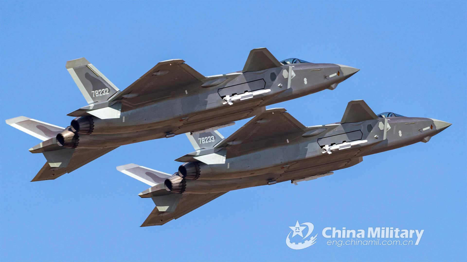 China's Enhanced J 20B Stealth Fighter .thedrive.com