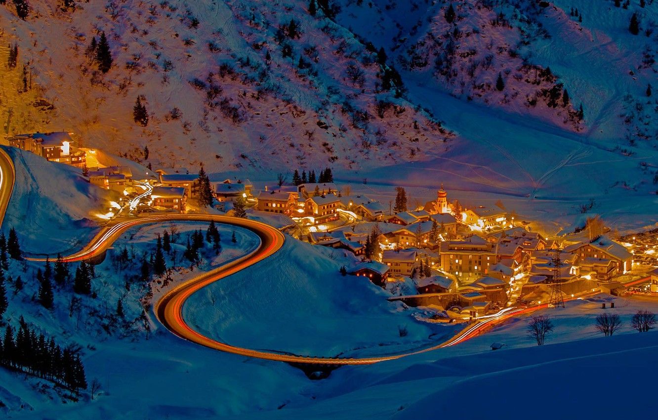 Austria, Alps, ski resort, Stuben .goodfon.com