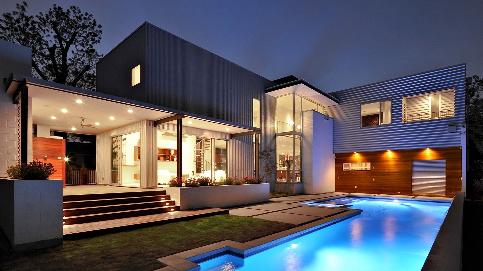 Wallpaper House, Mansion, pool, modern .wallpaperhome.com