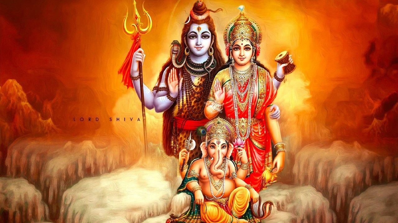 God Shiva Parvathi Vinayaga HD .hdwallpaper.in