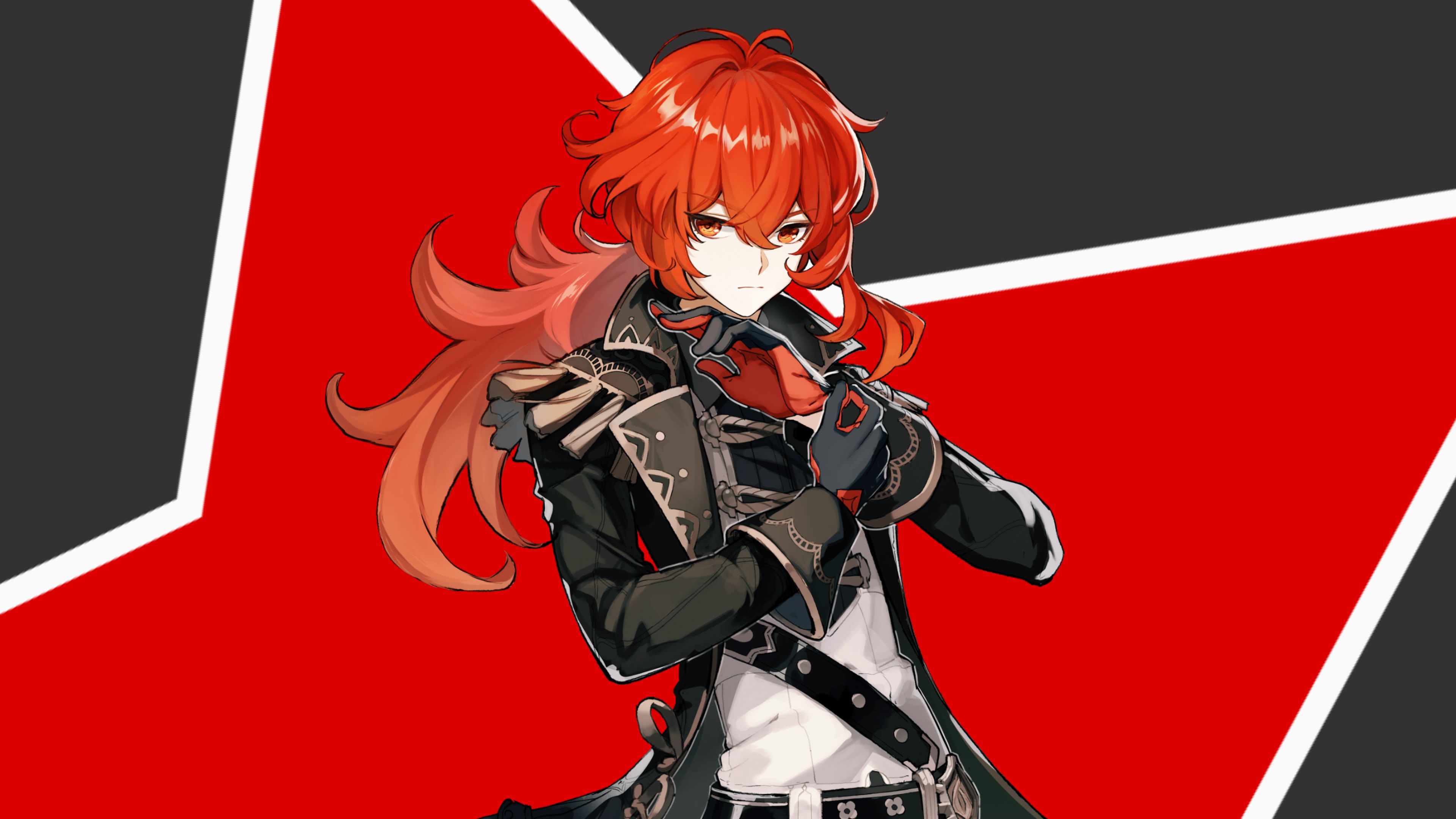 Diluc New 4K HD Genshin Impact .hdwallpaper.in