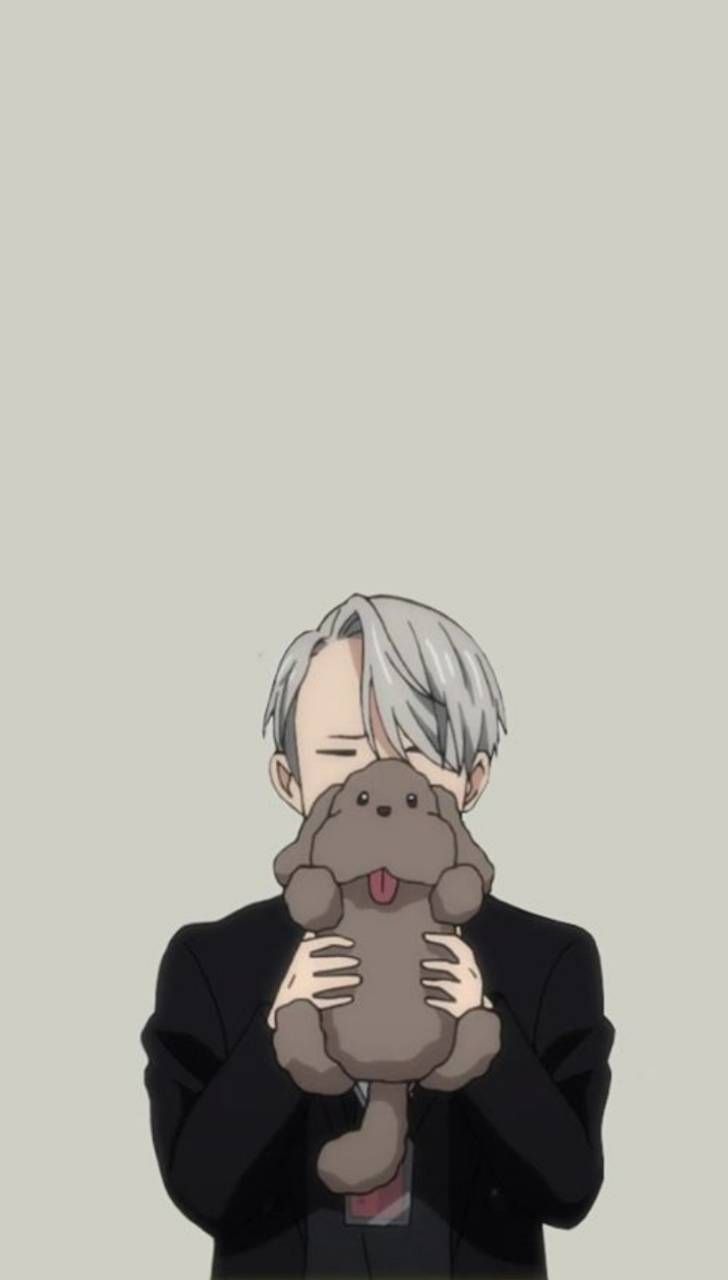 Yuri On Ice, beijo, casal, gelo, HD phone wallpaper