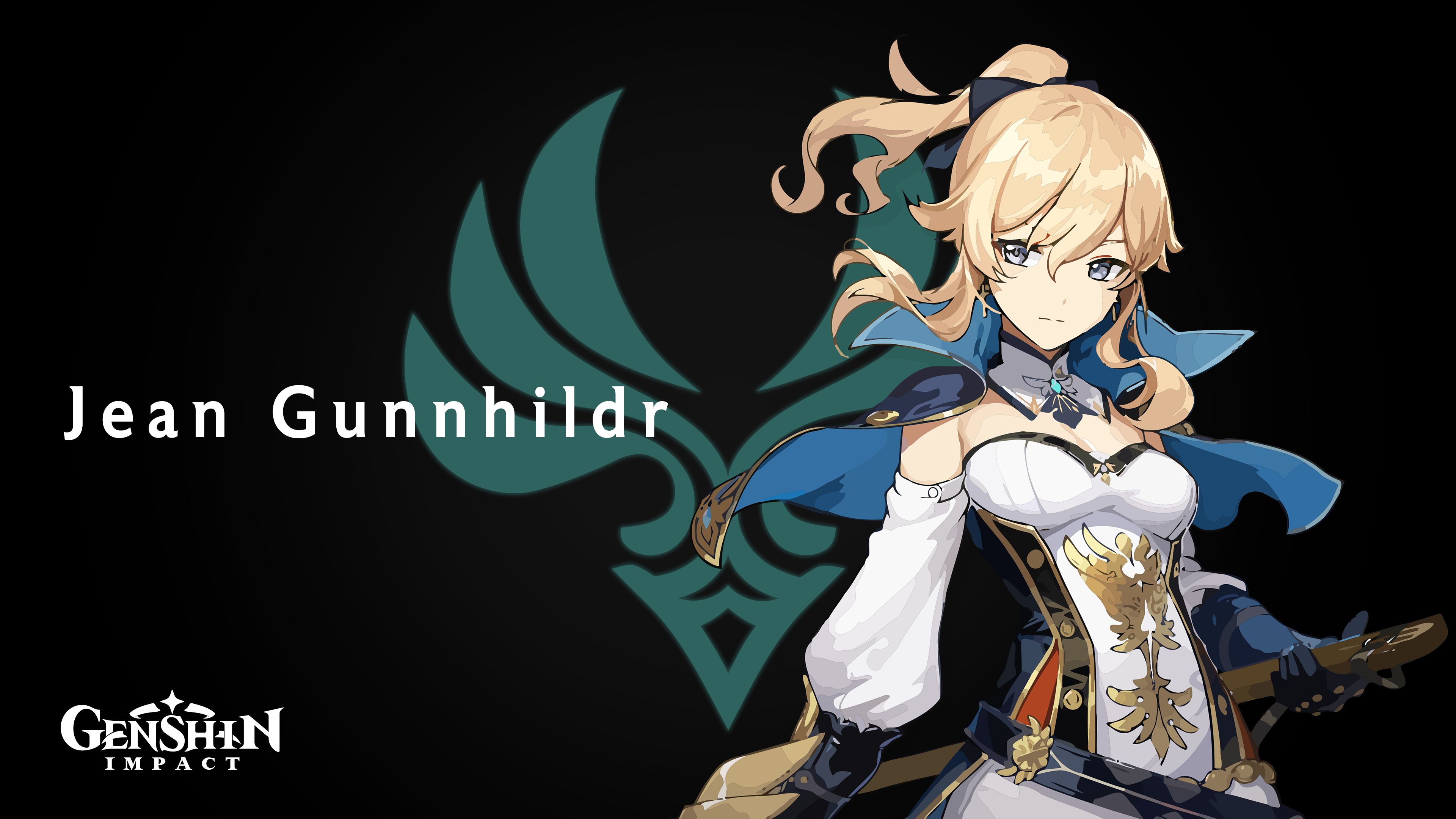 Jean Gunnhildr Games 4K HD Genshin .hdwallpaper.in