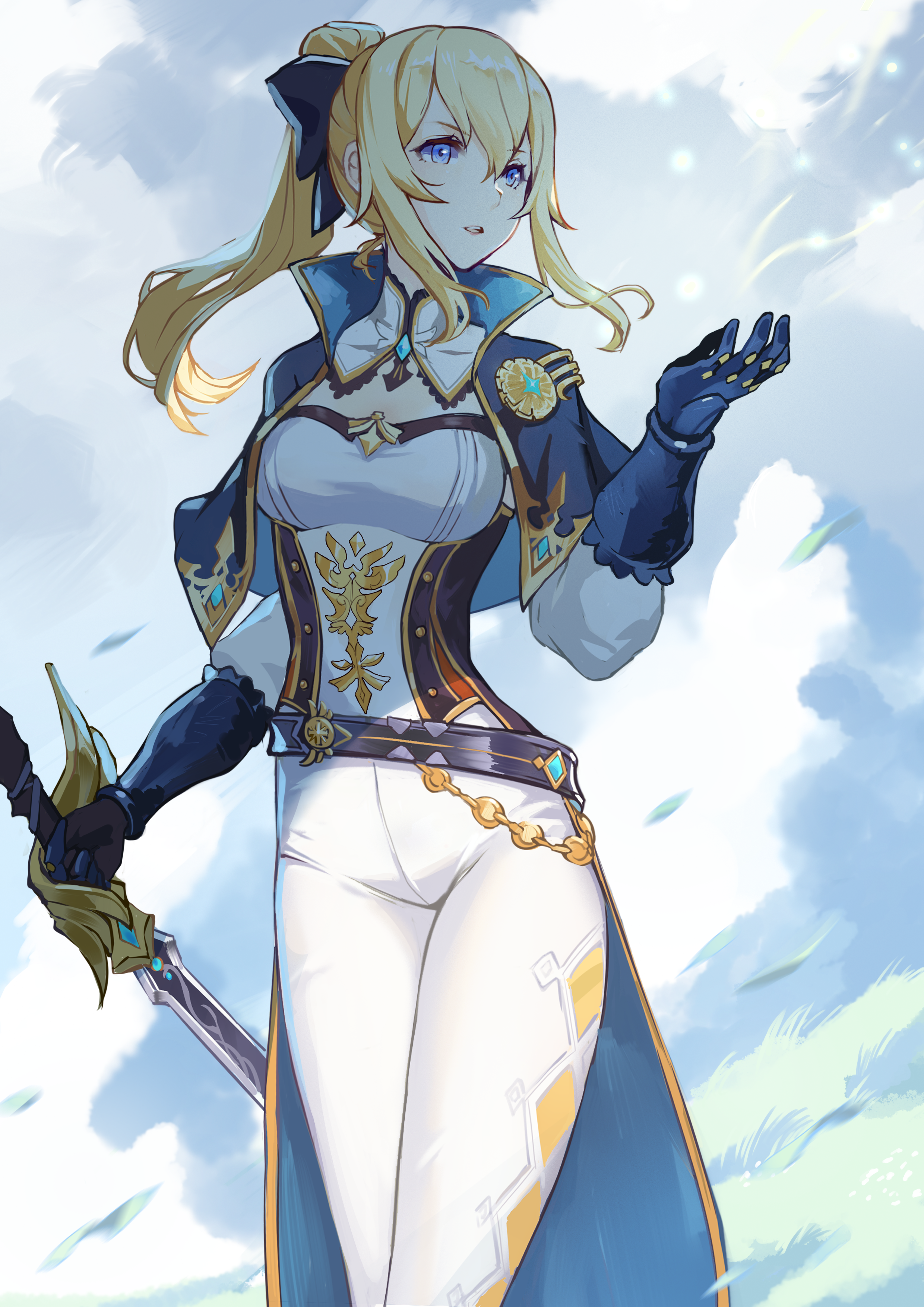 jean gunnhildr (genshin impact) drawn .danbooru.donmai.us