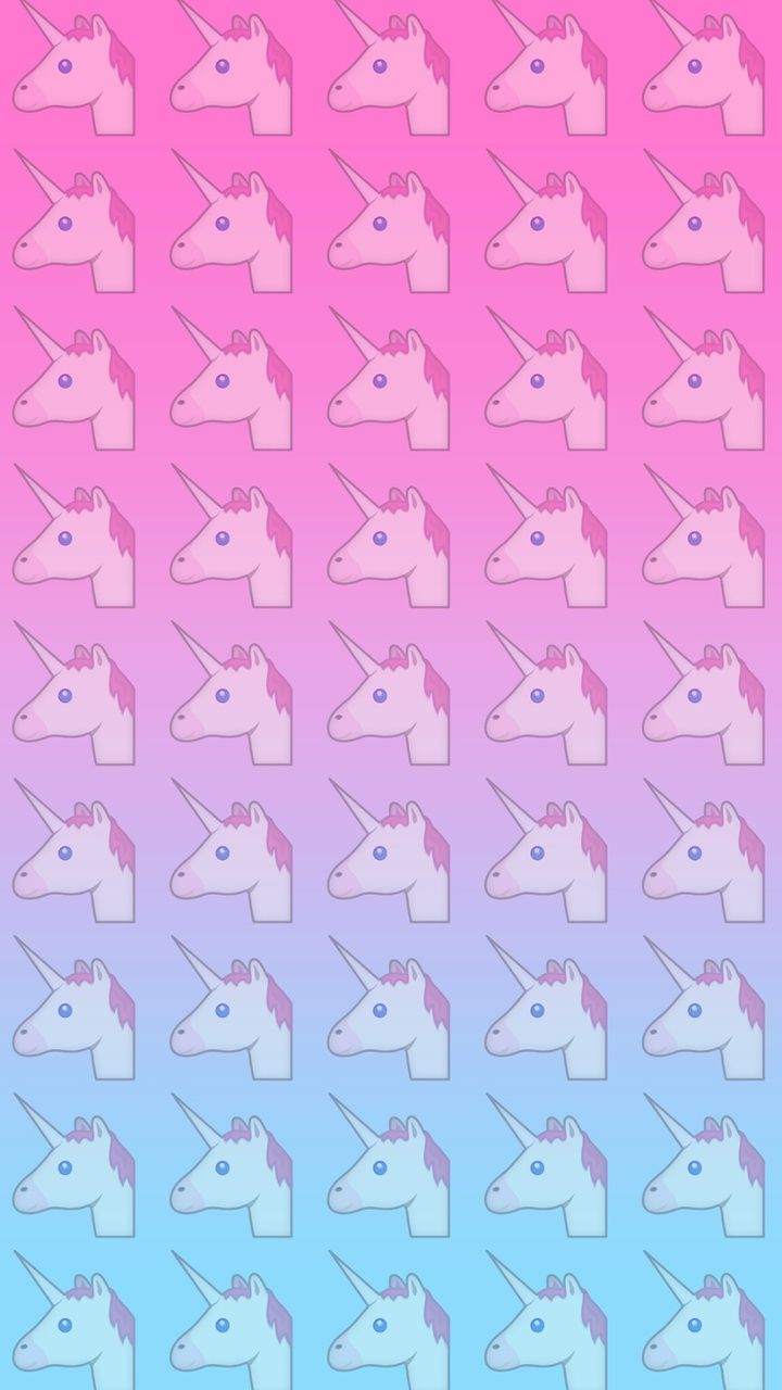 Unicorn Emoji Wallpaper shared by .weheartit.com