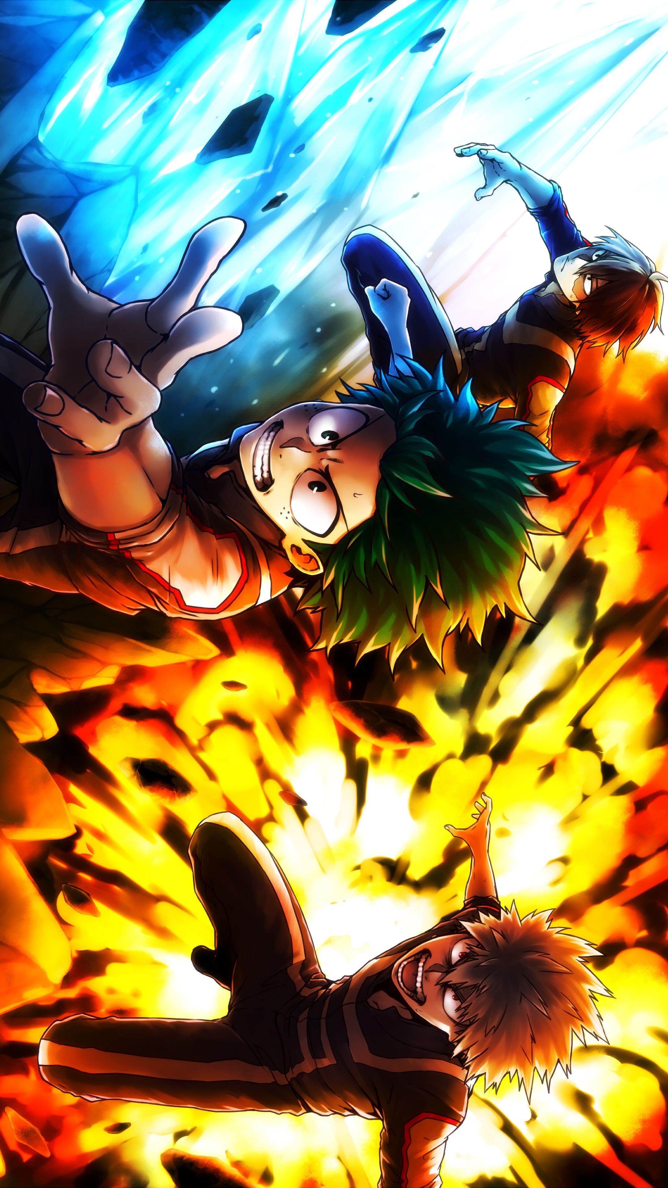 Shoto Todoroki, Izuku Midoriya .mocah.org