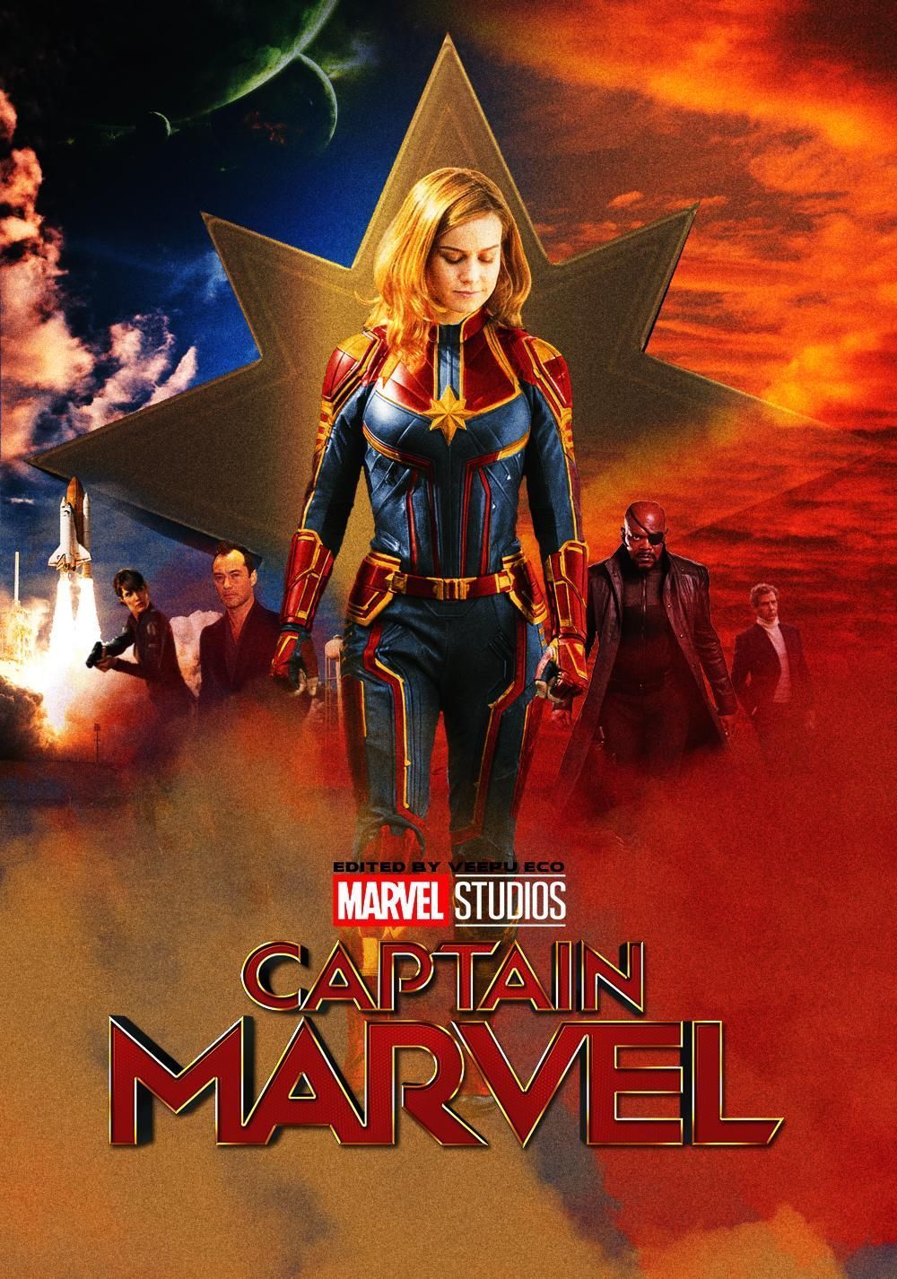 Captain Marvel HD Wallpaper FREE .greepx.com