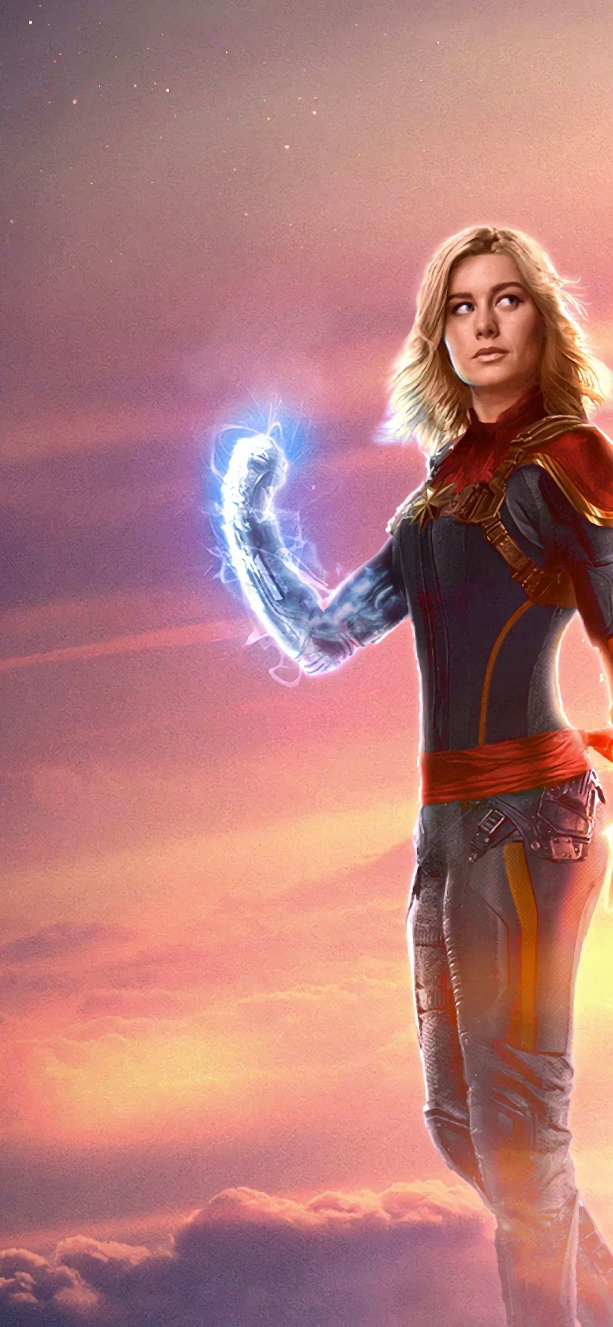 Captain Marvel Movie Brie Larson 4K .uhdpaper.com