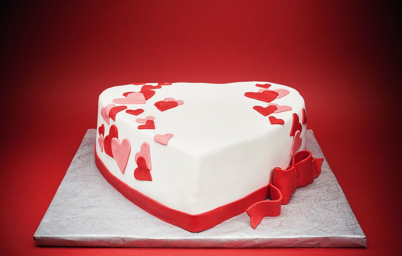 Wallpaper heart, cake, sweet, delicious .goodfon.com